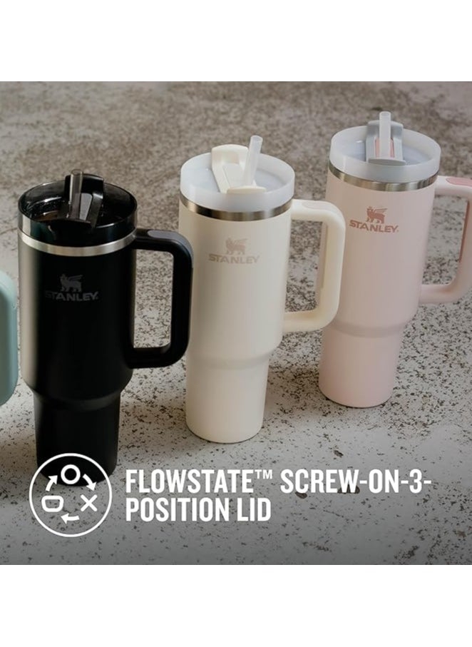 Stanley - Stanley Quencher H2.0 FlowState Tumbler 1.2L - Cold for 11 Hours - Iced for 48 Hours - Cup with Straw, Handle and Lid - Dishwasher Safe - Travel Mug for Cold or Hot Drinks - Cream Tonal - Image 1