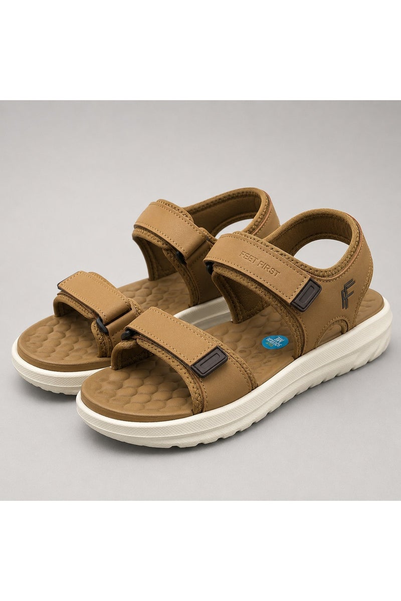 Feet First Men’s Sports Sandals with Adjustable Velcro Straps – Lightweight Comfort Outdoor Walking Sandals - Image 1