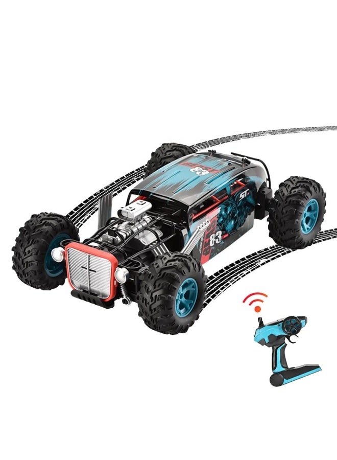 CRAZON سيارة كرازون-2.4G 1:10 4Wd عالية السرعة (زرقاء) - Image 1