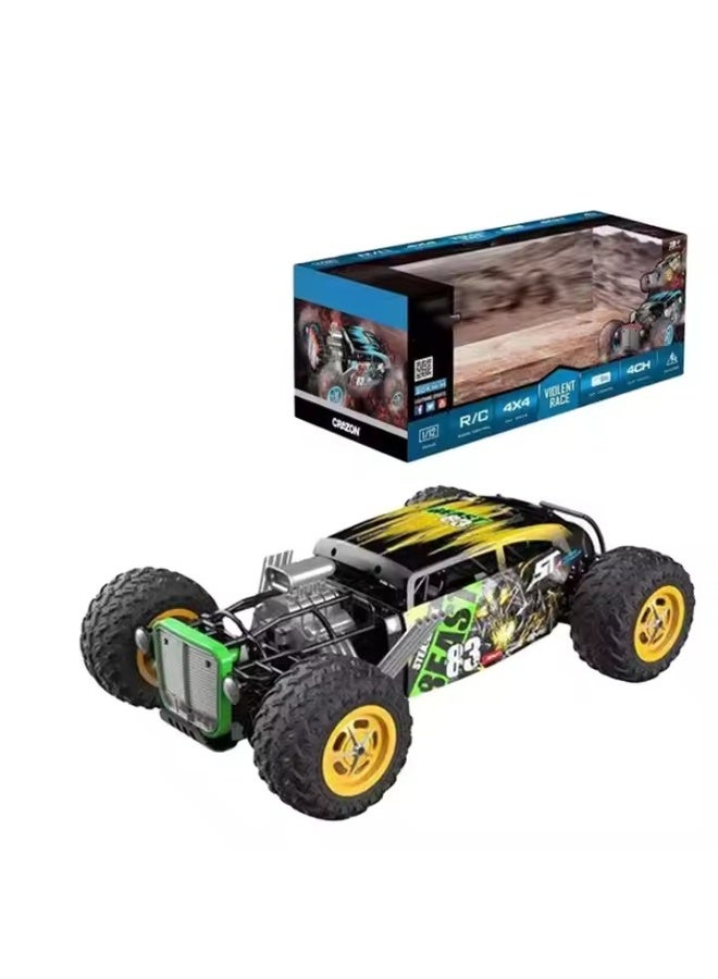 CRAZON سيارة كرازون-2.4G 1:10 4Wd عالية السرعة (زرقاء) - Image 3