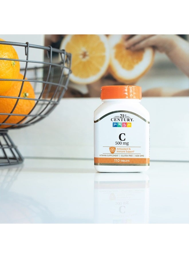 21st Century C 500 Mg Tablets, 110 Count - Image 5