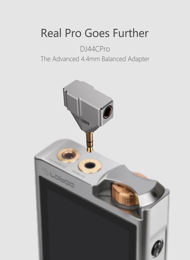 DD محول DD ddHiFi DJ44CPro المتقدم 4.4 مم أنثوي إلى 3.5 مم ذكري، مع مقبس سماعة Pentaconn وسلك توصيل داخلي Nyx - Image 2