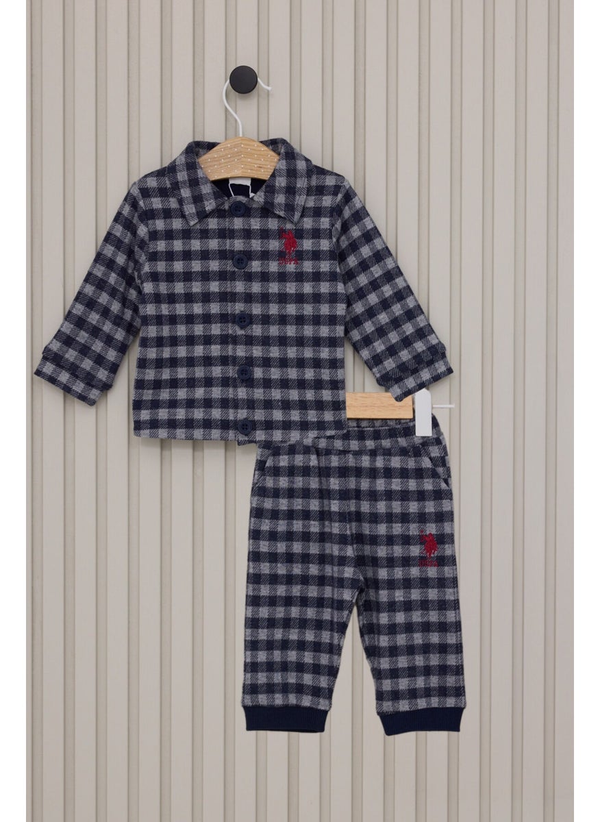 U.S. Polo Assn. - Us Polo Baby Boy 3-Piece Set USB2157 Navy Blue - Image 1
