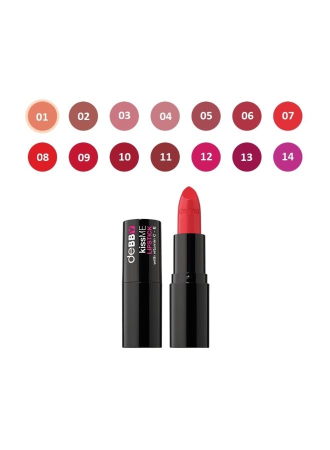 DEBBY LIPSTICK - with vitamin C - E 12 DELIRIOUS FUCHSIA - Image 2