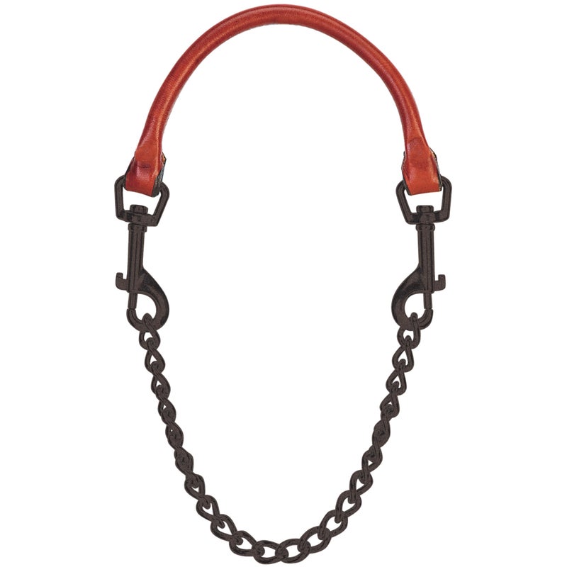 Weaver Leather Livestock Leather Chain Goat Collar Chestnut 24Inch - Image 2