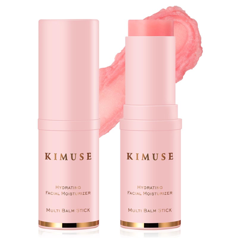 KIMUSE Hydrating Multi Balm Stick, All-in-One Hydrating Lip Balm Eye Cream Neck Cream Make Up Base, Reduce Wrinkle & Moisturizing Moisturizer For Face Skin Care - Image 1