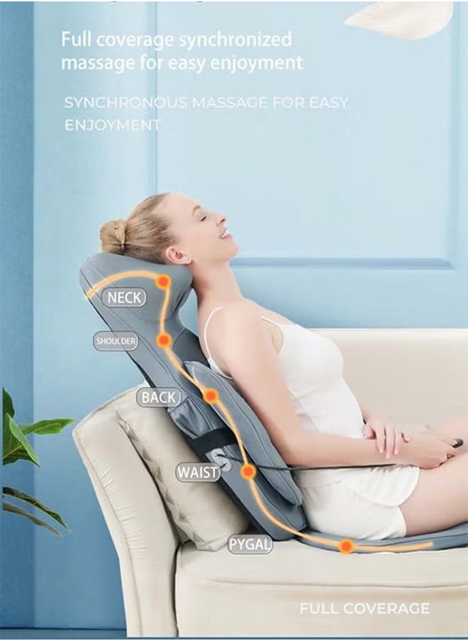 XiuWoo Body Massager with Heat Deep Kneading Back Massage Chair Pad with Adjustable Intensity Shiatsu Chair Massager to Relax Full Body Muscle  - Image 4
