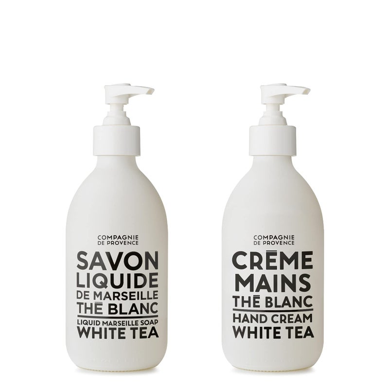 La Compagnie de Provence Compagnie de Provence - Liquid Soap and Luxury Hand Cream - White Tea - Image 1