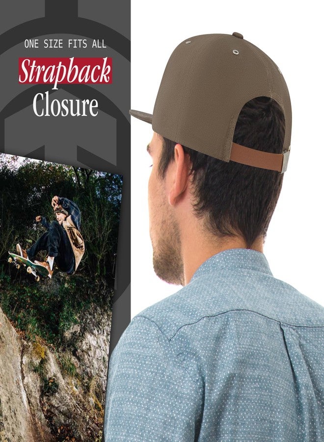 إيليمنت قبعة بيسبول من إيليمنت، تصميم منخفض للبالغين بحافة مستقيمة، لون بني داكن، مقاس واحد - Image 4