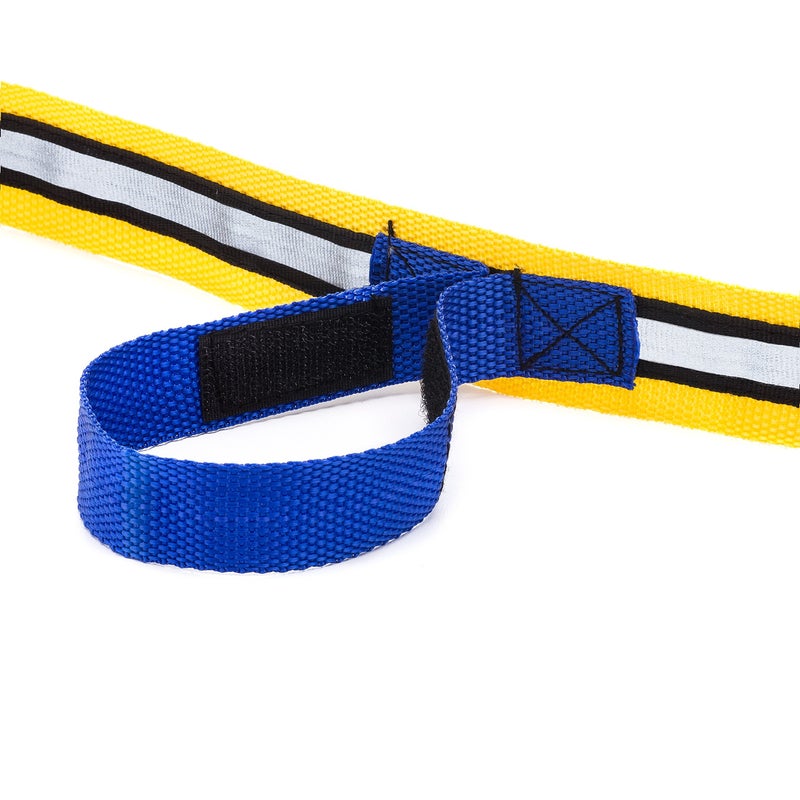 walkodile Childrens Walking Rope (4 child) - Premium Quality, Teacher Designed, Extra Safety Feature on Handles. Hi Viz Detail for Best Visibility. Includes Free Learning Games for Walks Guide - Image 4