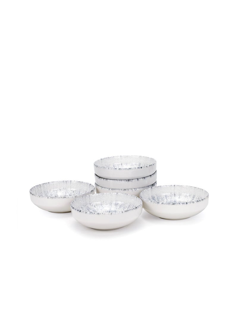 EDESSA وعاء حساء سيراميك دائري إديسا أستين - 15 سم، وعاء مصمم متعدد الألوان (مجموعة من 6) - Image 2