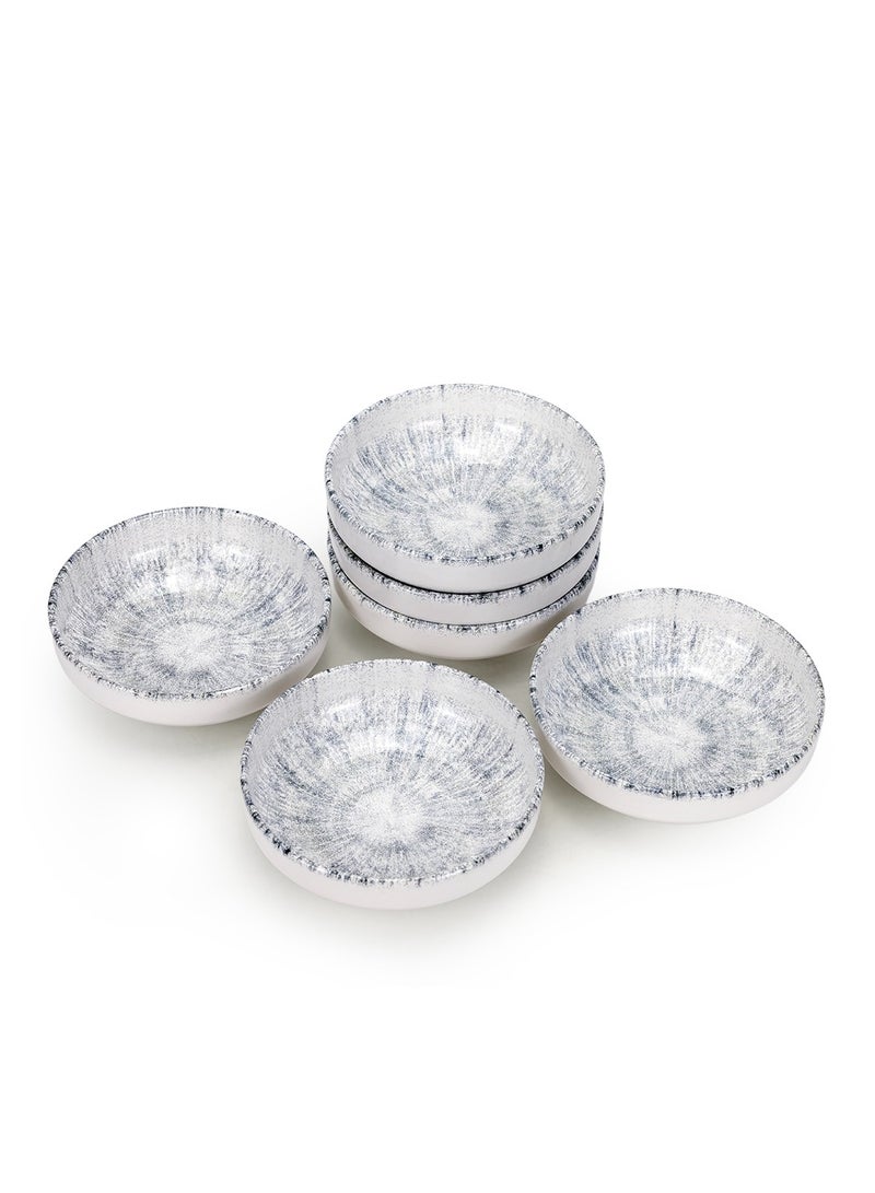 EDESSA وعاء حساء سيراميك دائري إديسا أستين - 15 سم، وعاء مصمم متعدد الألوان (مجموعة من 6) - Image 1