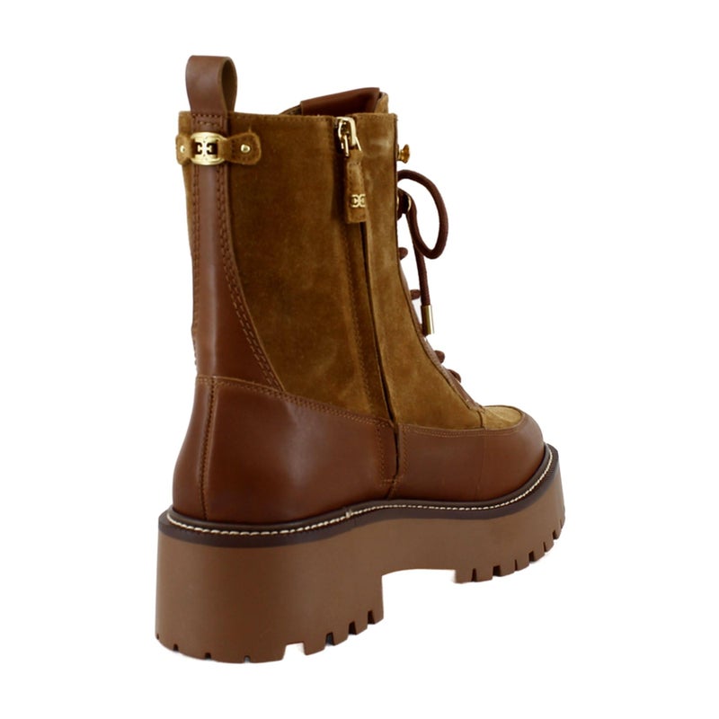 Sam Edelman Women's Elliot Combat Boot Frontier Brown/Rich Cognac 8.5 Medium - Image 5