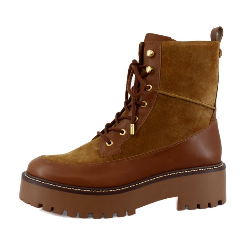 Sam Edelman Women's Elliot Combat Boot Frontier Brown/Rich Cognac 8.5 Medium - Image 2