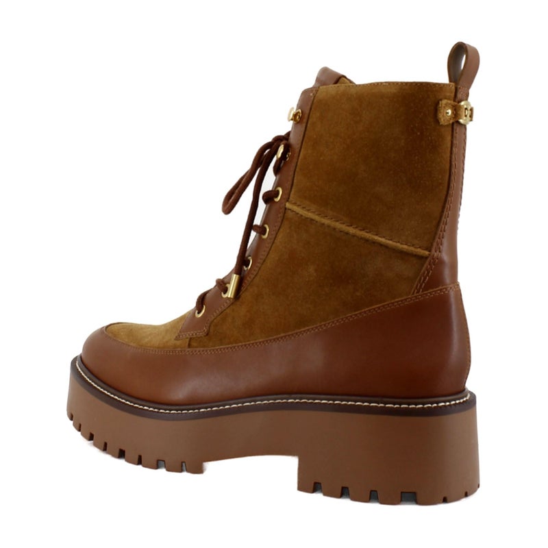 Sam Edelman Women's Elliot Combat Boot Frontier Brown/Rich Cognac 8.5 Medium - Image 3