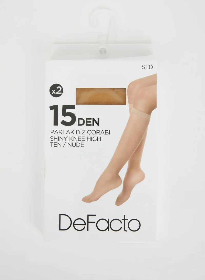 ديفاكتو Woman 2-Pack Knee Socks