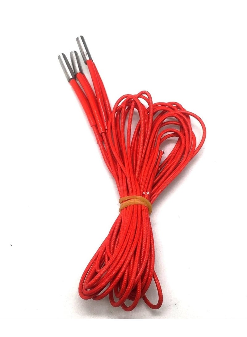 (3PCS) 3d printer accessories 6x20 heater bar single head heater bar single end heater tube heated print head - Image 2
