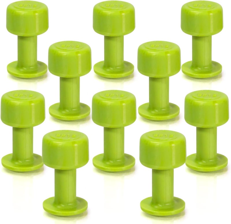 Black Plague Gang Green 12mm Hall Tabs Round PDR Hail Dent Tab Pack - 10 Pack - Image 1