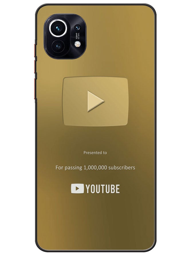Protective Case Cover For Xiaomi Redmi 11 Gold Petals