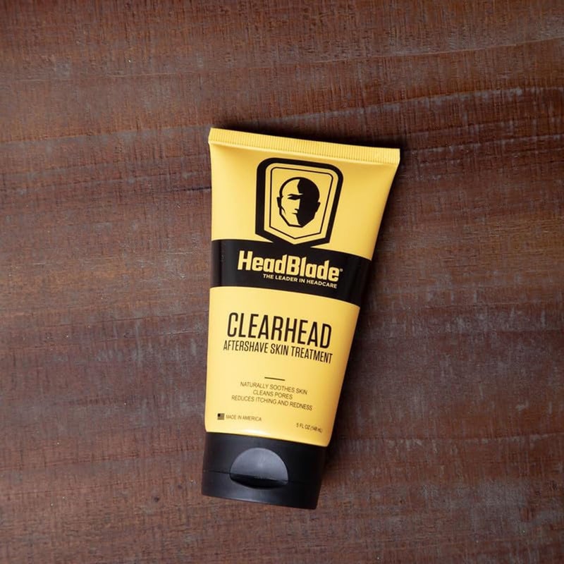 HeadBlade ClearHead Men's Refreshing Post Shaving Aftershave Lotion Help prevent Ingrown Hair & Irritation - 8 oz with Pump - Image 5