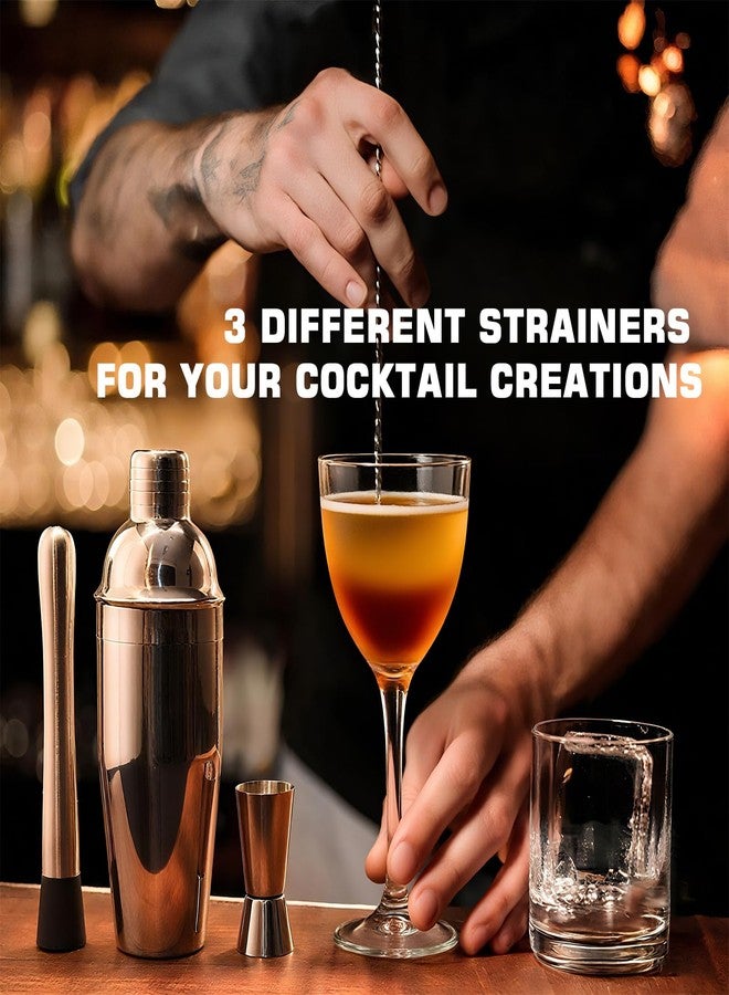 ARTFLY 18-Piece Professional Cocktail Shaker Set and Bartender Kit with Stand, Stainless Steel Bar Tools Gift Set with Muddler, Jigger, Mixing Spoon for Home Bar and Mixology - Image 5