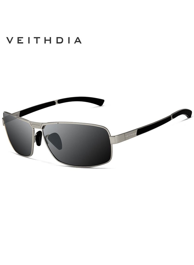 Veithdia Men's Box Polarized UV Resistant Sunglasses - Image 1