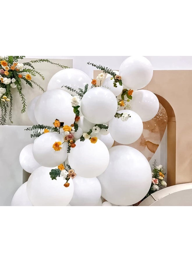 kockuu 15pcs Latex Big Balloons 24 Inch White Large Balloons Giant Heavy Duty Balloons for Wedding Baby Shower Birthday Party New Year's Day Decorations - Image 2