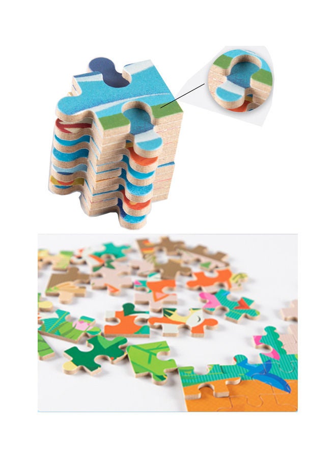 لُعبَة ألغاز خشبية - لاستكشاف الكون 17 x 12 x 3سم - Image 2