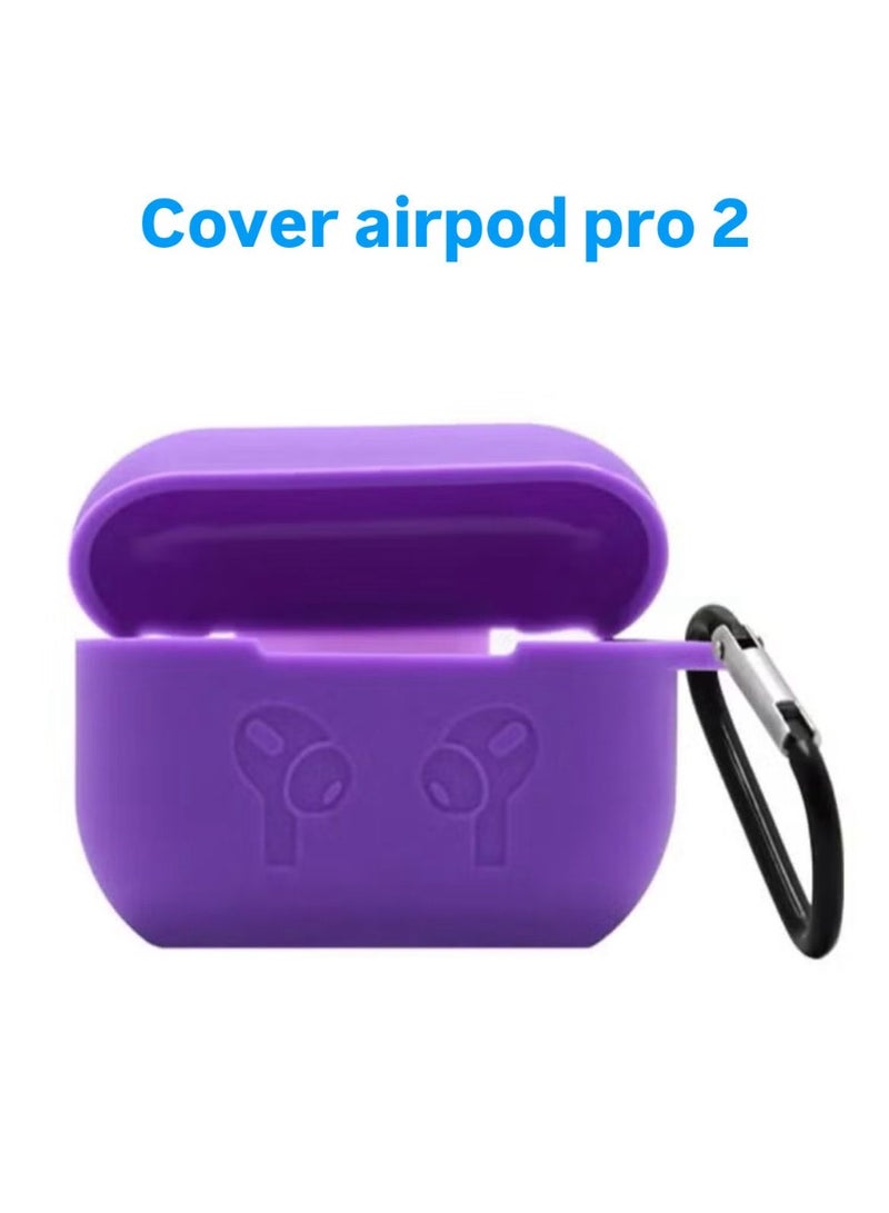Protective case for AirPods Pro 2 light purple