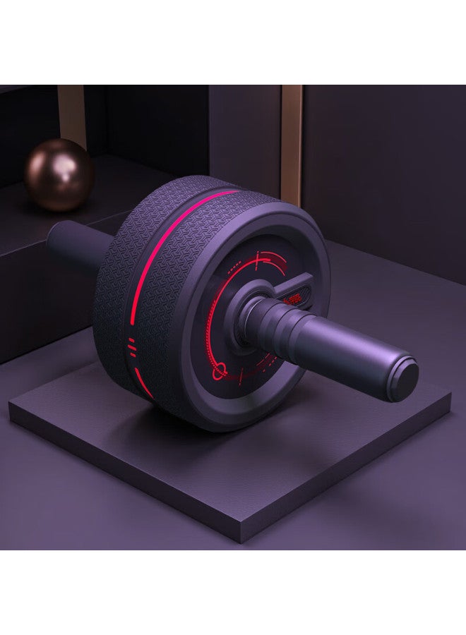Duweike Ab Roller Core Strength Training Device For Home Fitness Equipment, Black And Red
