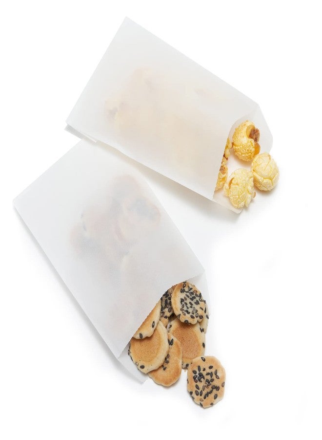 FOCCIUP 100 Pcs 3x5 Inch Mini Size Small Flat Paper Bag Semi-Transparent Glassine Bags for Party Favor - Image 3