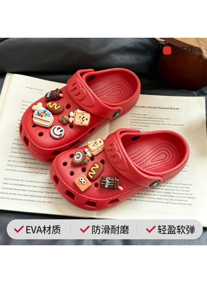 Children's Slippers, Baby Clogs, Boys' Summer Sandals, Girls' Slippers, Parent-child Non-slip Beach Shoes, Indoor And Outdoor Sandals