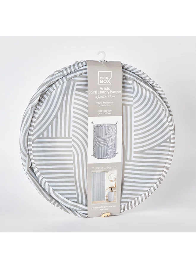 Home Box Aristo Printed Polyester Laundry Hamper 42 x 55 x 42 cm