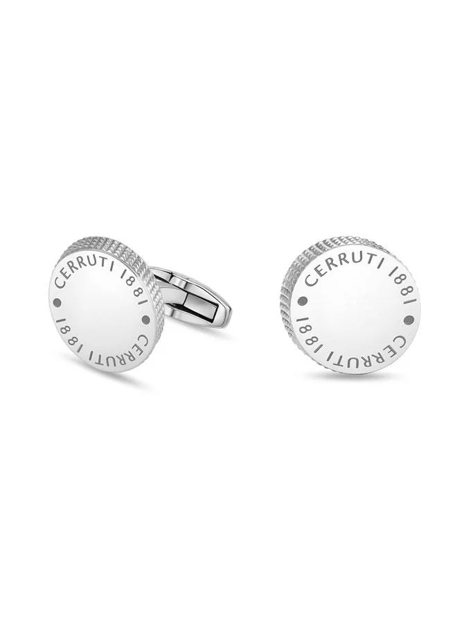 CERRUTI 1881 Ignazia Stainless Steel Cufflinks for Men
