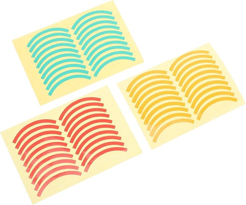 60PCS Color Coded Pressure Gauge Indicator Stickers Waterproof Adhesive Labels For Air Instrument Identification - Image 1