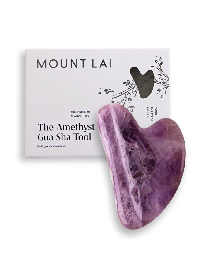 Mount Lai Hand-Carved Natural Jade Gua Sha Comb | Scalp Massager and Scraping Tool | Balances and Cools Scalp, Promotes Relaxation and Blood Circulation - Image 1