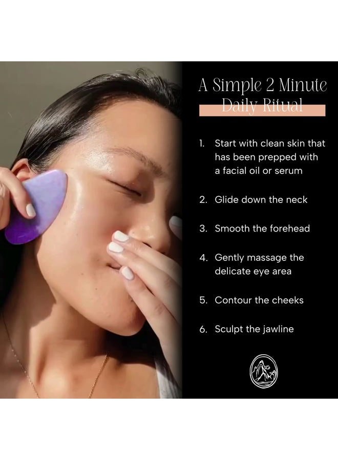 Mount Lai Hand-Carved Natural Jade Gua Sha Comb | Scalp Massager and Scraping Tool | Balances and Cools Scalp, Promotes Relaxation and Blood Circulation - Image 5