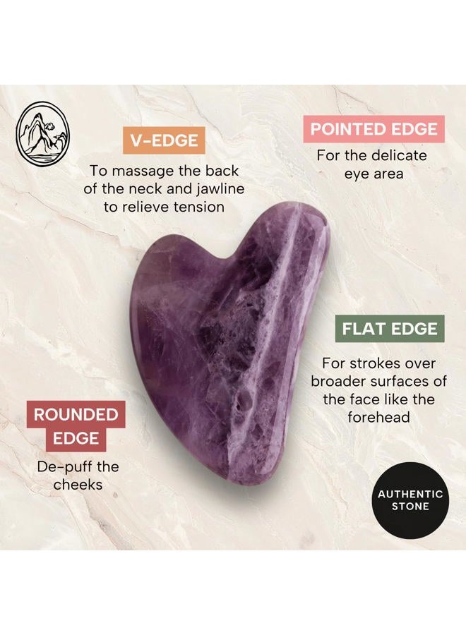Mount Lai Hand-Carved Natural Jade Gua Sha Comb | Scalp Massager and Scraping Tool | Balances and Cools Scalp, Promotes Relaxation and Blood Circulation - Image 3