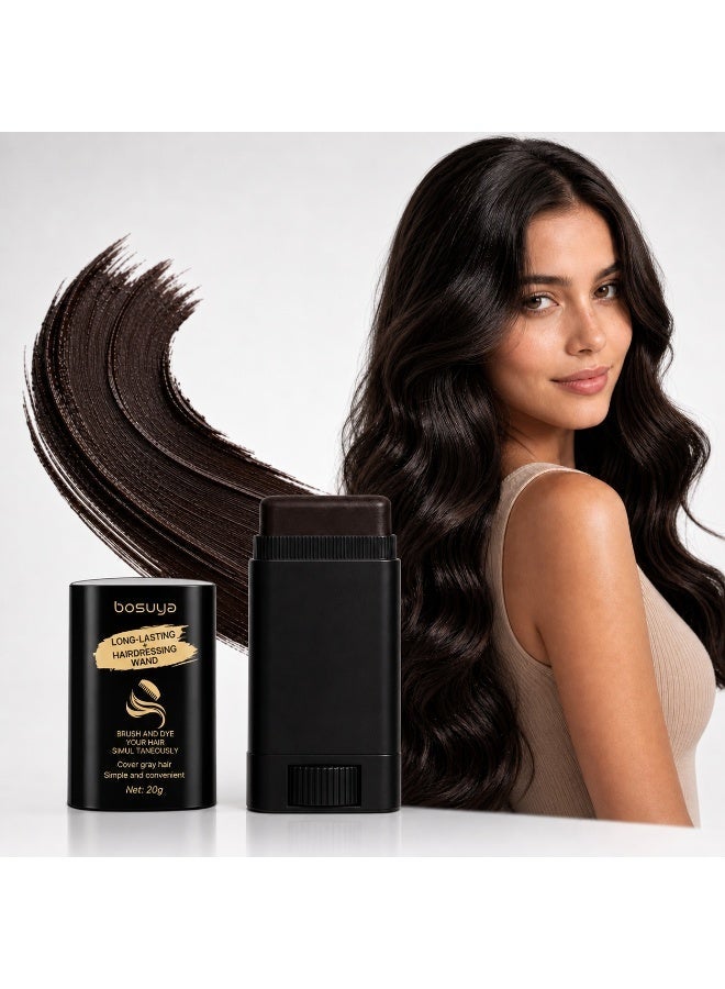 Hair Styling & Gray Hair Touch-Up Stick for Men & Women - Long Lasting Daily Use - Image 1