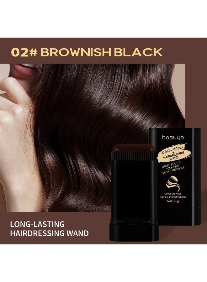 Hair Styling & Gray Hair Touch-Up Stick for Men & Women - Long Lasting Daily Use - Image 2