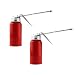 HZEL Car Oil Can Pump Oiler 2PCS 200 ML Steel Manual Vehicle Oil Dispenser Gun with Metal Spout Automotive Gas Spray Bottle Accessories Universal for SUV Motorcycle Truck - Image 2