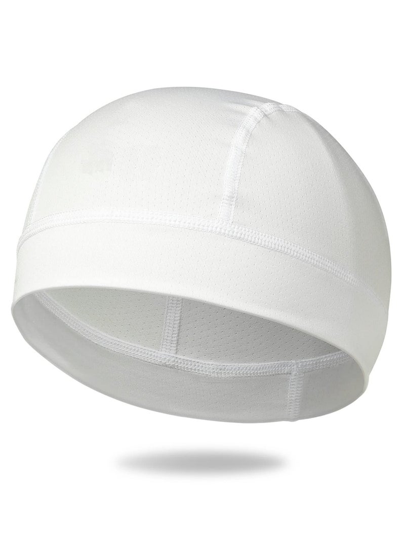 Generic Cycling Skull Cap Under Helmet Summer Breathable Mesh Helmet Liner Sun Protection Beanie for Men Women Sweat Wicking Hat for Motorcycling Cycling Football Running - Image 1