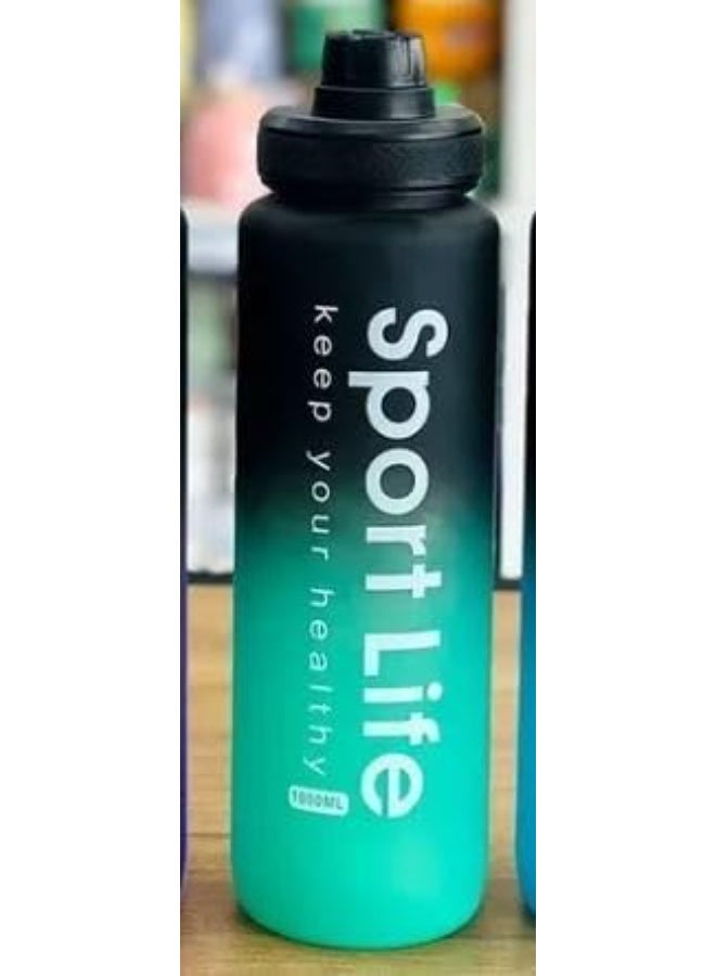 Spaceshoop Sports Water Bottle 1000ml Sports Gym Reusable Water Bottle for Adults Teens Men Women Office Gym School - Image 3