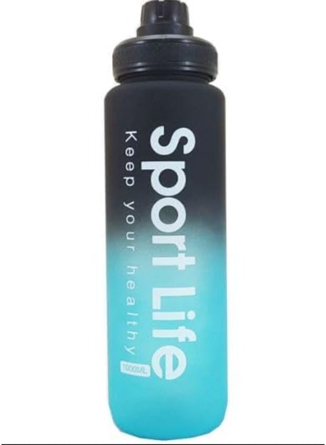 Spaceshoop Sports Water Bottle 1000ml Sports Gym Reusable Water Bottle for Adults Teens Men Women Office Gym School - Image 1