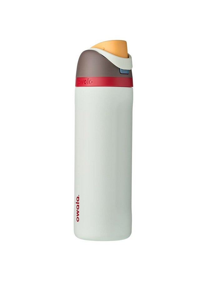 Owala Owala FreeSip Insulated Stainless Steel Water Bottle with Straw for Sports, Travel, and School BPA-Free Sports Water Bottle, 24 oz, Boneyard  - Image 1