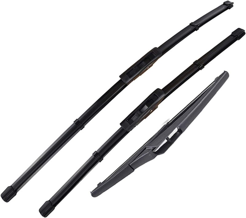 Yurefax شفرات مساحات الزجاج الأمامي والخلفي يوريفكس لسيارة رينو ميغان 3 - Image 1