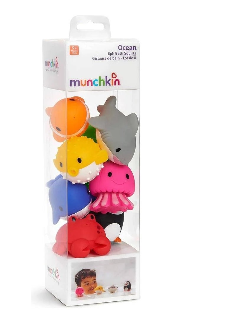 مونشكين مانشكين العاب الاستحمام للأطفال 8 قطعة - Image 2