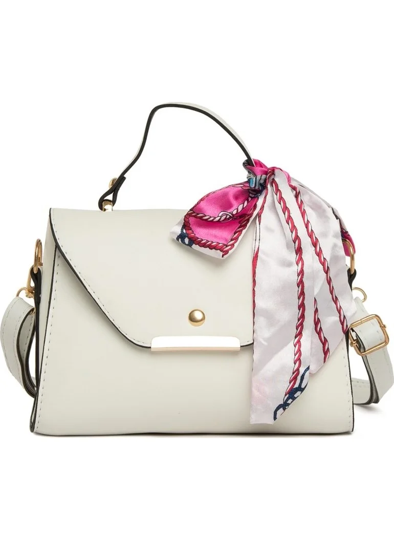 Bagmori White Covered Shawl Hanger Bag