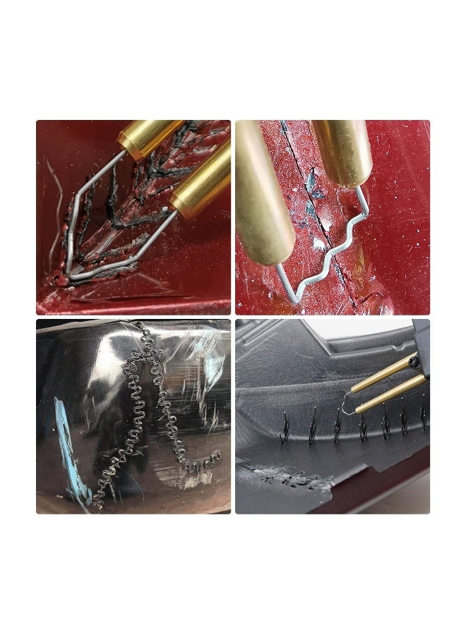Bumper Welding Rods, 500Pcs 0.8MM Car Bumper Welding Rods Hot Staple Repair Pre Cut Wave Staples Plastic Welding Hot Stapler - Image 5