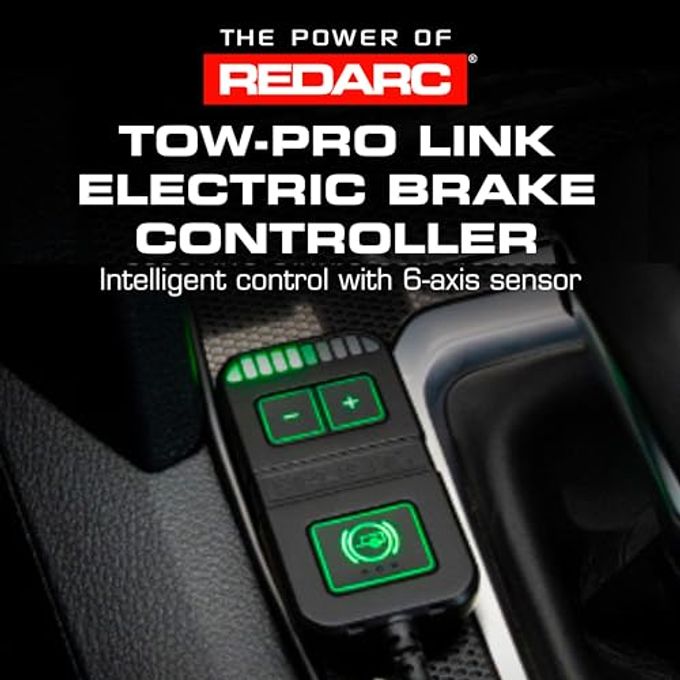 REDARC Tow-Pro Link Electric Trailer Brake Controller, 6-Axis Sensor Sway Control, Dual Braking Modes, Plug And Play Install For Cars, Trucks, Suvs, Compatible To Tow Rv, Camper, Trailer, Boat - Image 2